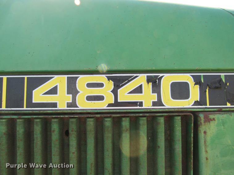 image for item DC2180 1981 John Deere 4840 tractor