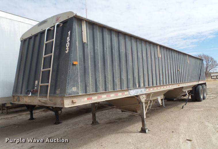 image for item DD1227 2002 Jet double hopper grain trailer