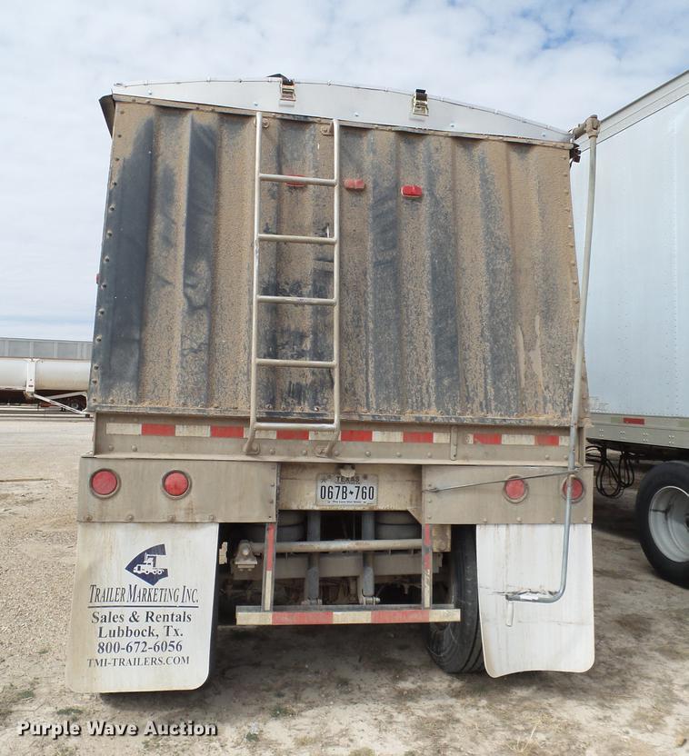 image for item DD1227 2002 Jet double hopper grain trailer