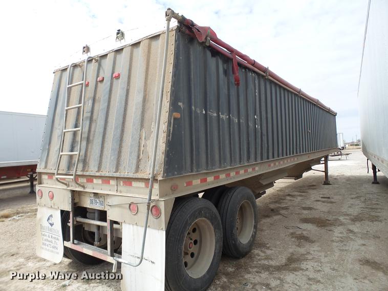 image for item DD1227 2002 Jet double hopper grain trailer