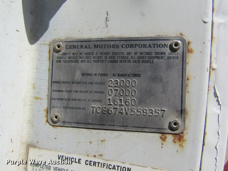 image for item DD8747 1974 GMC 6000 grain truck