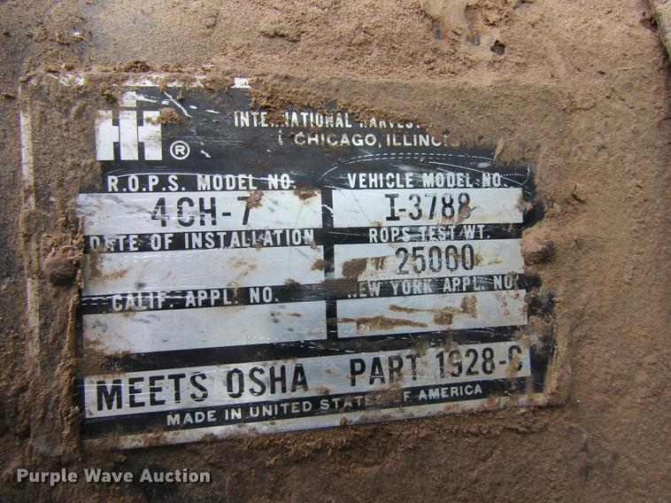 image for item DE6691 International 3788 4WD tractor