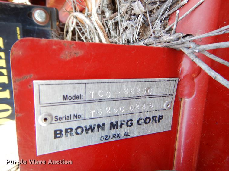 image for item EJ9816 Brown MFG TC0-2625C rotary mower