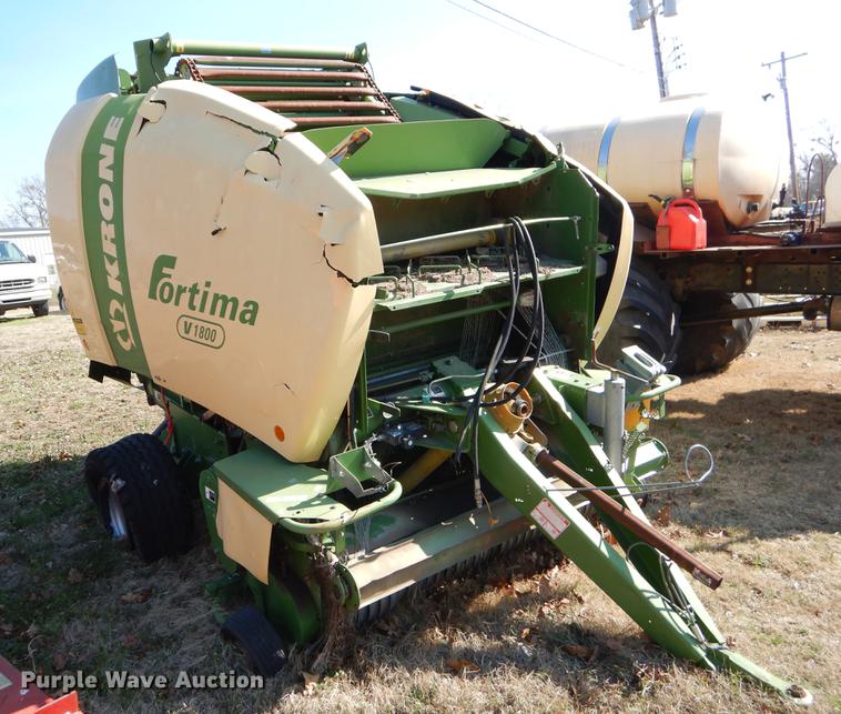 image for item EJ9817 2013 Krone Fortima V1800 round baler