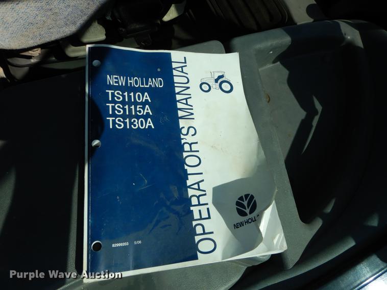 image for item EN9194 2006 New Holland TS115A tractor