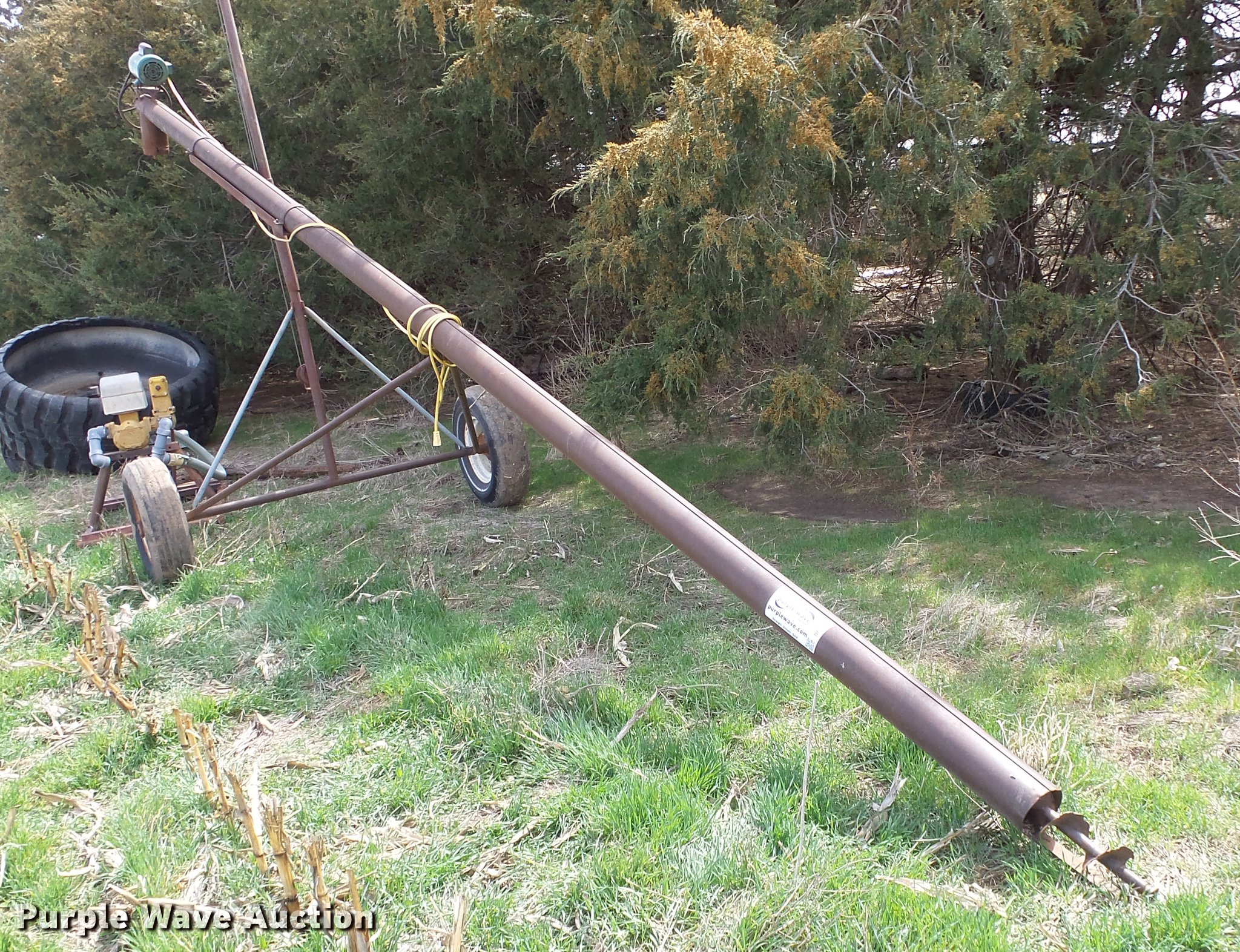 Grain auger in KS Item DC3125 sold Purple Wave