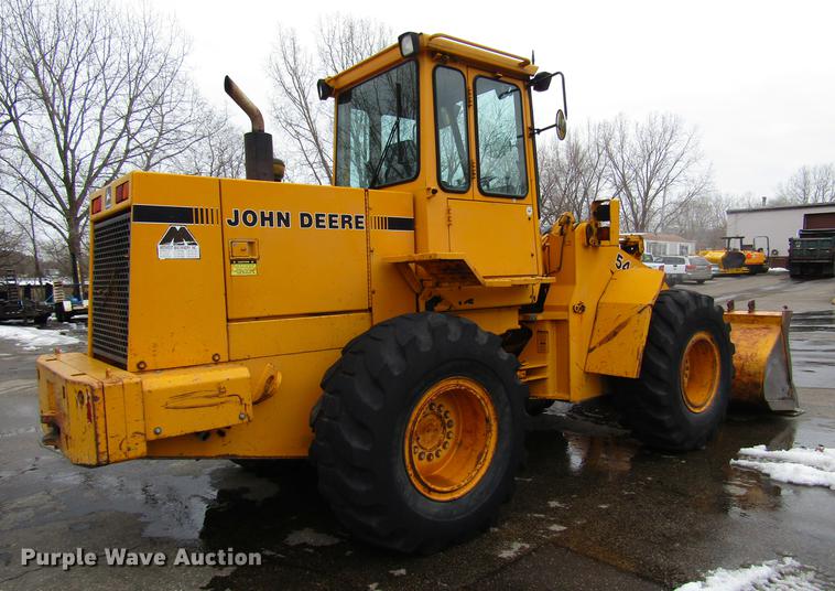 image for item DW9506 1988 John Deere 544E wheel loader