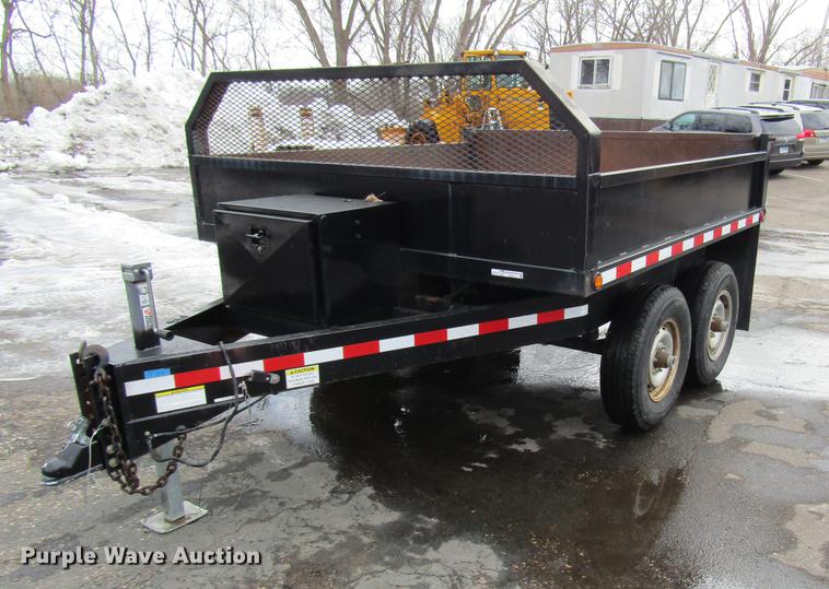 image for item DW9513 2011 Shopbuilt dump trailer