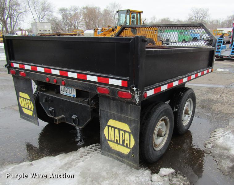 image for item DW9513 2011 Shopbuilt dump trailer