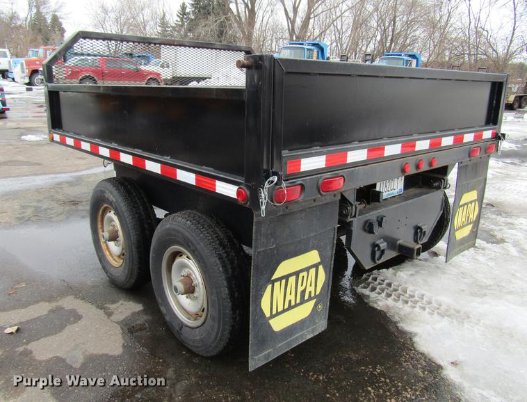 image for item DW9513 2011 Shopbuilt dump trailer