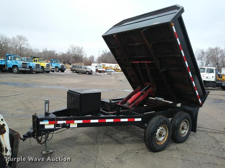 image for item DW9513 2011 Shopbuilt dump trailer