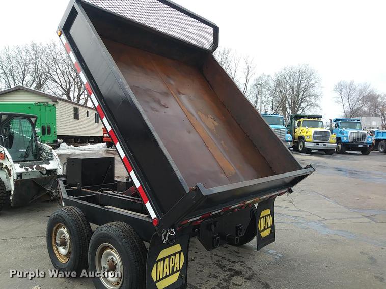 image for item DW9513 2011 Shopbuilt dump trailer