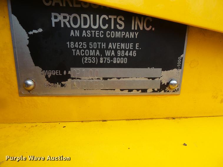 image for item DW9523 2016 Carlson CP100 paver