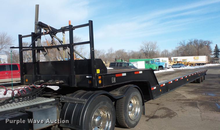 image for item DW9526 1999 Landoll ST TRL drop deck traveling axle tilt deck trailer