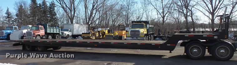 image for item DW9526 1999 Landoll ST TRL drop deck traveling axle tilt deck trailer