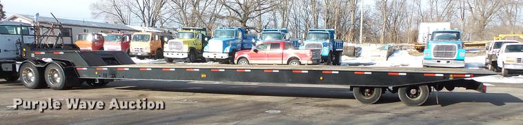 image for item DW9526 1999 Landoll ST TRL drop deck traveling axle tilt deck trailer