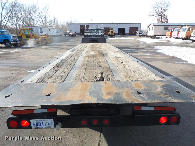 image for item DW9526 1999 Landoll ST TRL drop deck traveling axle tilt deck trailer