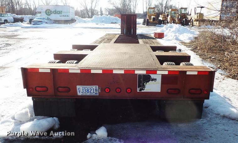 image for item DW9528 1994 Trail-Eze DP20H20 equipment trailer