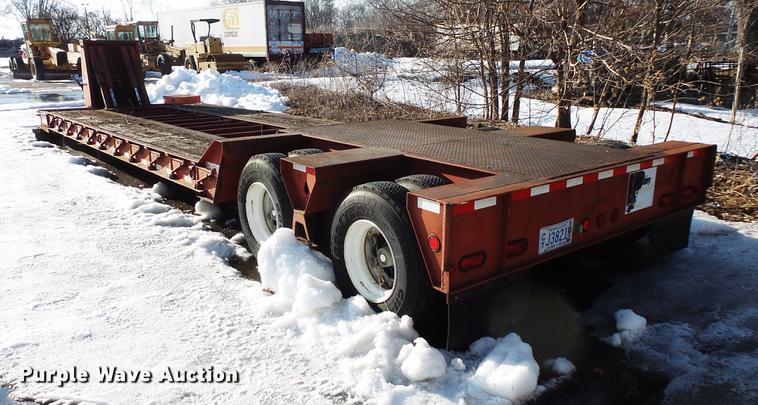image for item DW9528 1994 Trail-Eze DP20H20 equipment trailer
