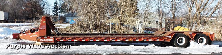 image for item DW9528 1994 Trail-Eze DP20H20 equipment trailer