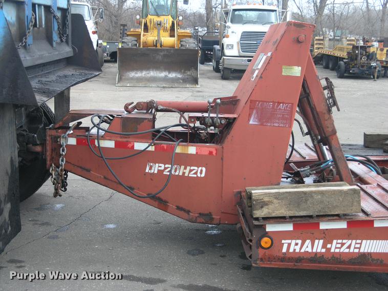image for item DW9528 1994 Trail-Eze DP20H20 equipment trailer