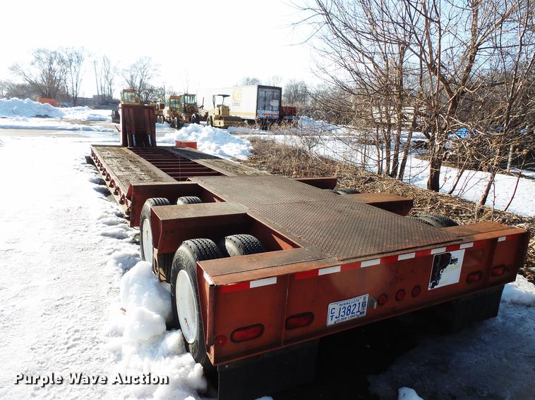 image for item DW9528 1994 Trail-Eze DP20H20 equipment trailer