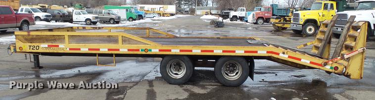 image for item DW9535 1990 Towmaster T20 equipment trailer