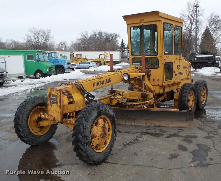 image for item DW9536 Fiat-Allis 65 rigid frame motor grader
