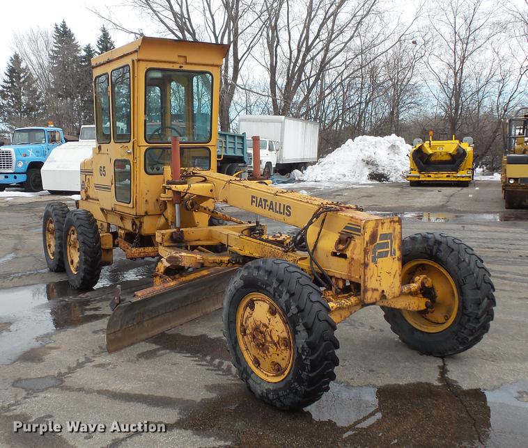 image for item DW9536 Fiat-Allis 65 rigid frame motor grader