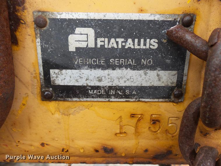 image for item DW9536 Fiat-Allis 65 rigid frame motor grader