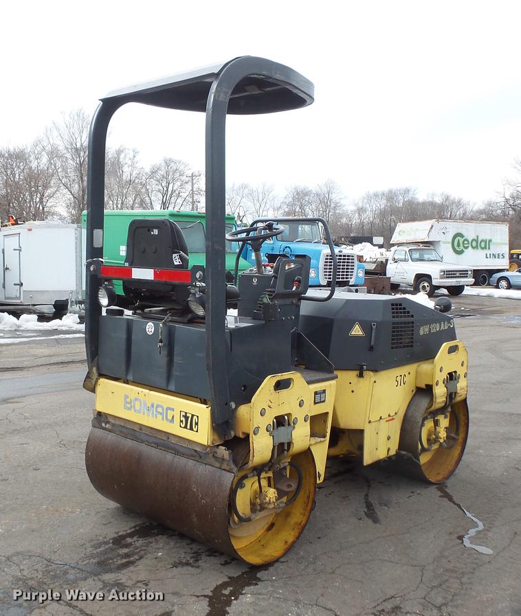 image for item DW9548 2002 Bomag BW120AD-3 double drum vibratory roller