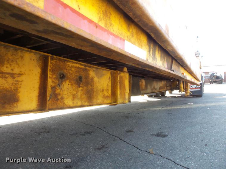 image for item DW9561 1985 Trail-Eze LP30T44 drop deck equipment trailer