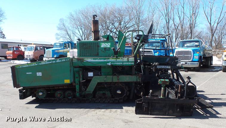 image for item DW9562 1988 Barber Greene BG225B paver