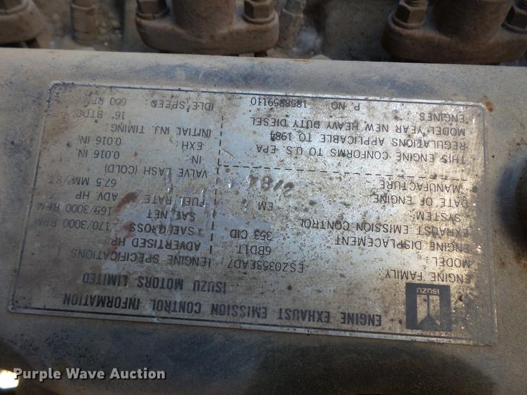 image for item DW9569 1984 Chevrolet Tiltmaster oil distributor truck