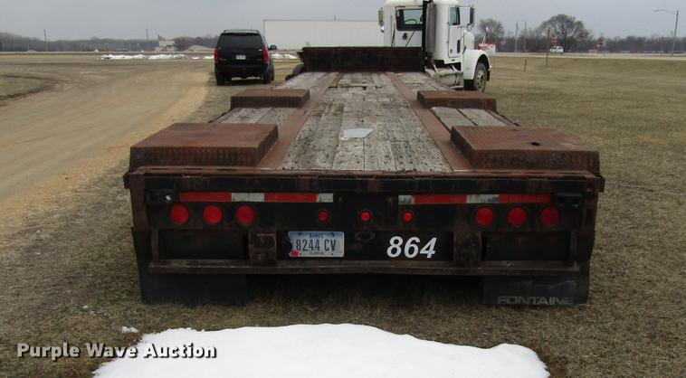 image for item DA3578 1996 Fontaine EDFT-5-6048WSA-K drop deck trailer