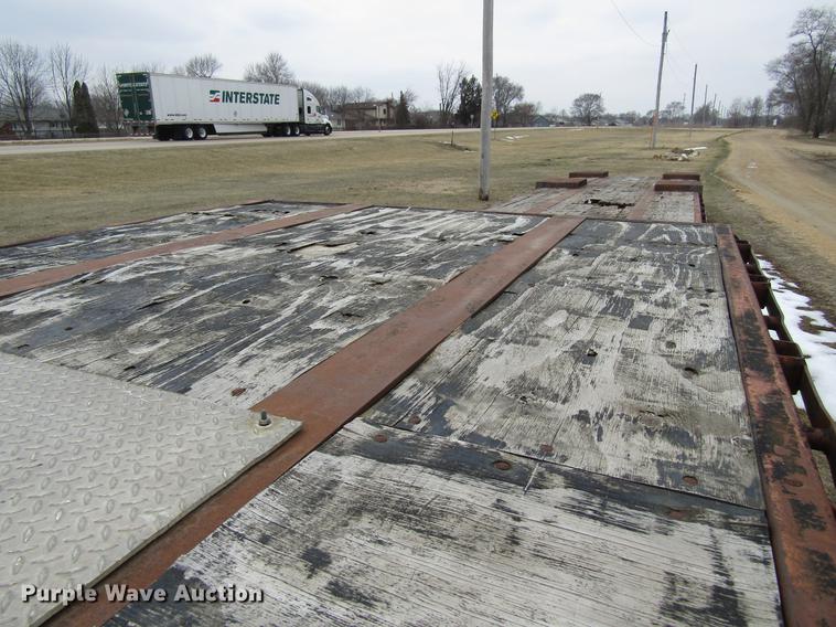 image for item DA3578 1996 Fontaine EDFT-5-6048WSA-K drop deck trailer