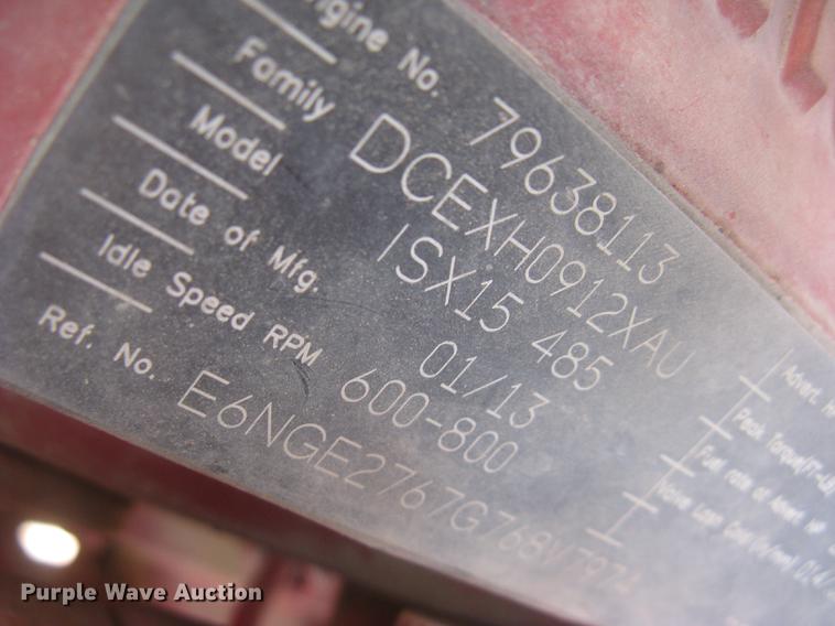 image for item DC2293 2014 Peterbilt 386 semi truck