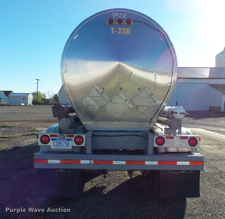 image for item DC2525 1981 Stainless Steel Equip. tank trailer