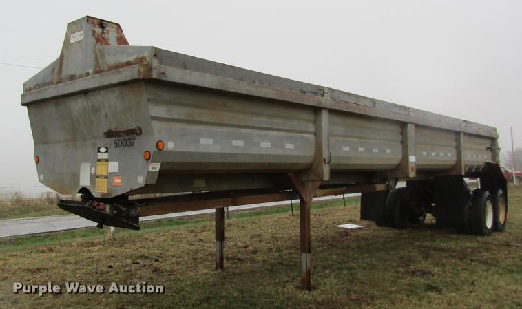 image for item DC4335 1993 Lufkin ULDII-38 end dump trailer
