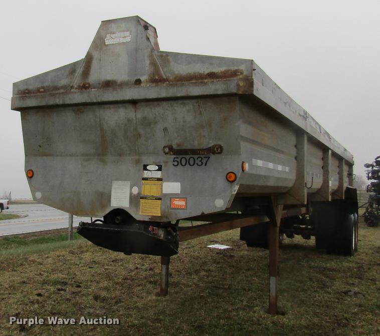 image for item DC4335 1993 Lufkin ULDII-38 end dump trailer