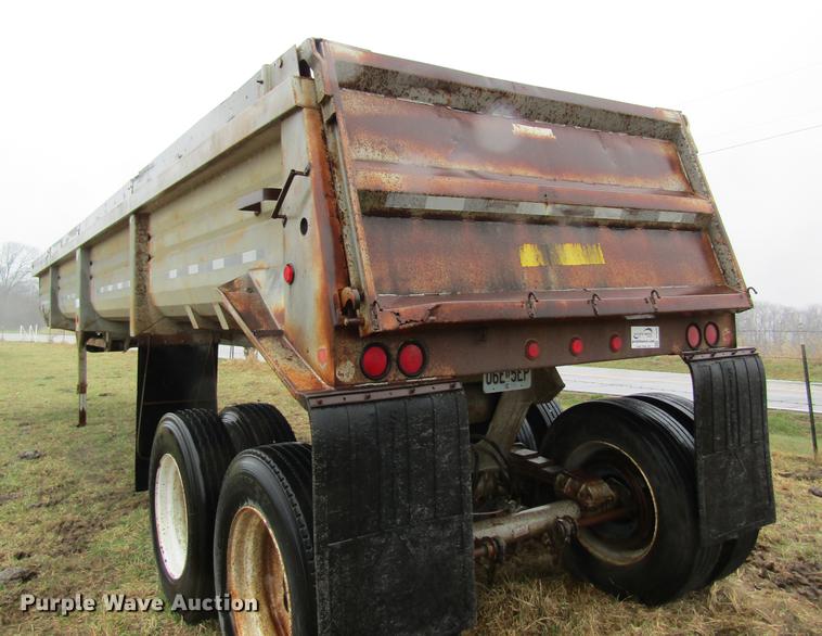 image for item DC4335 1993 Lufkin ULDII-38 end dump trailer