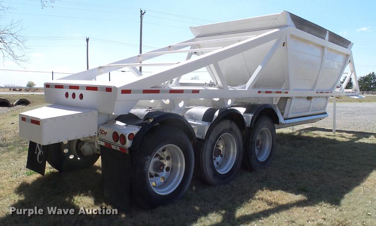 image for item DD1314 2009 American Carrier Equipment ABD370T bottom dump trailer