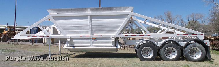 image for item DD1314 2009 American Carrier Equipment ABD370T bottom dump trailer