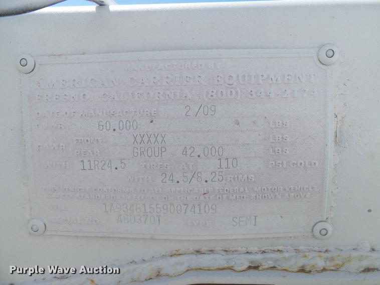 image for item DD1314 2009 American Carrier Equipment ABD370T bottom dump trailer