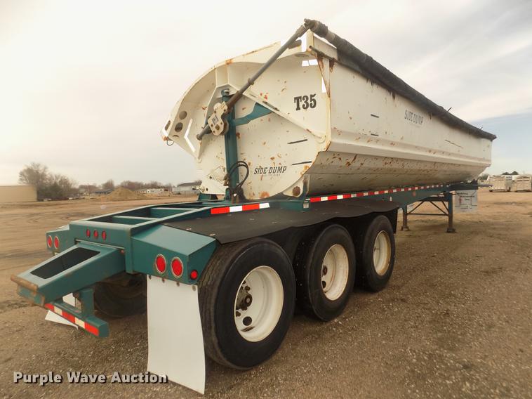 image for item DD2813 2010 Smithco MH3-44-36 T35 side dump trailer