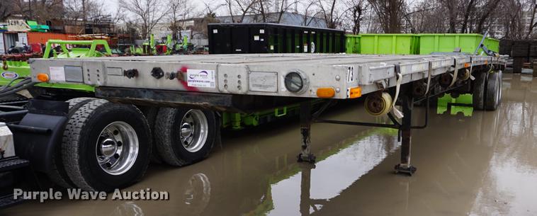 image for item DE3193 1995 Transcraft Eagle W2 flatbed trailer