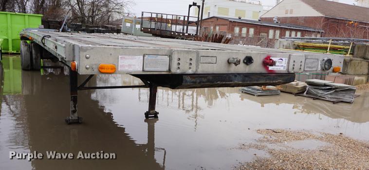 image for item DE3193 1995 Transcraft Eagle W2 flatbed trailer