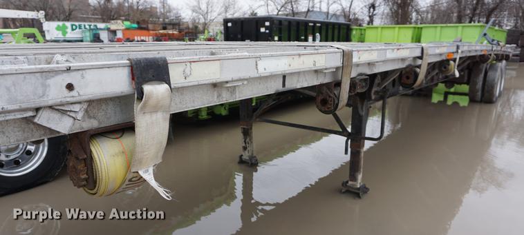 image for item DE3193 1995 Transcraft Eagle W2 flatbed trailer