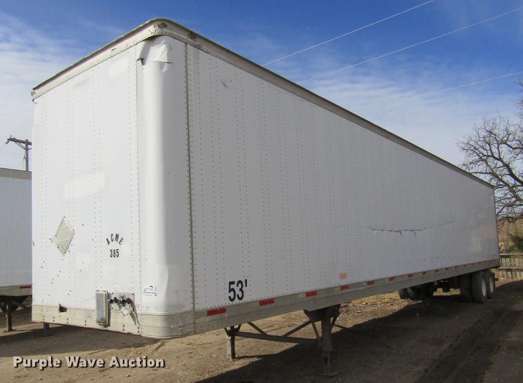 image for item DE6677 2001 Trailmobile dry van trailer
