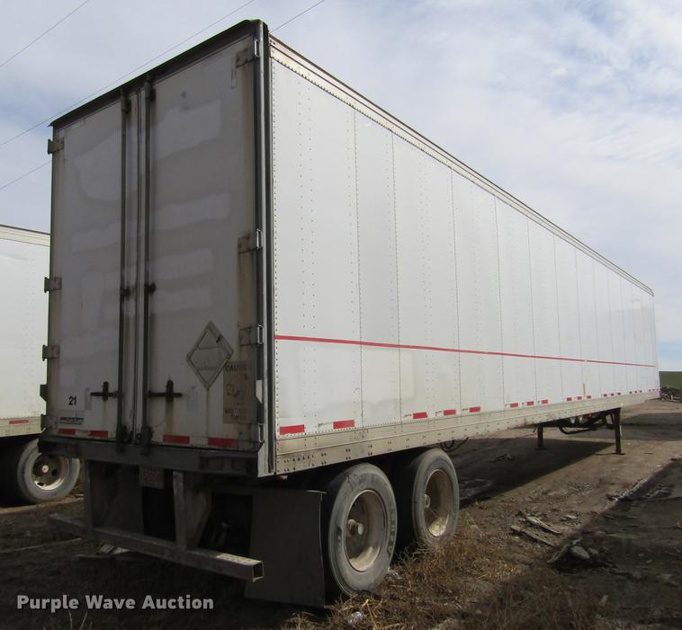 image for item DE6678 2000 Fruehauf dry van trailer